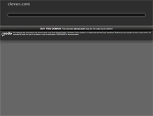 Tablet Screenshot of clovur.com